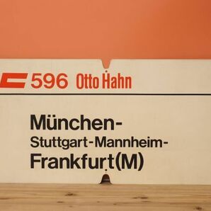 DB ドイツ国鉄 大型サボ IC インターシティ 171/596 Otto Hahn / Ratia号 Frankfurt - Munchen-Chur オットー・ハーンの画像1
