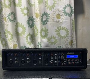 ALESIS パワードミキサー PA80/80-WATT/4-CHANNEL /通電確認済み 【1円～】 ジャンク