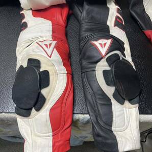 CORIN MOTORS レーシングスーツ CASTROL 革ツナギ NAMIZAKI ジャンクの画像8