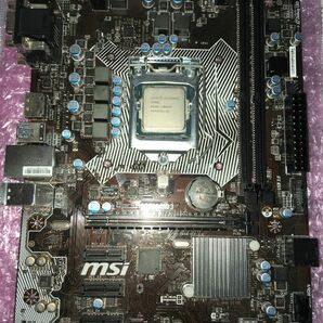 【CPU+マザボセット】Celeron G3900+第6世代LGA1151対応マザーボード　MSI H110M-S03 OSおまけ