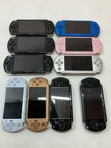 ★【同梱不可】ジャンク品 SONY ソニー PSP本体のみ PSP-1000/2000/3000 計10台セット