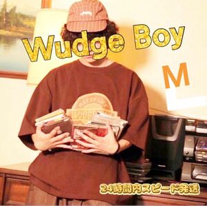 【新品＊未開封】wudge boy ワッジボーイ カレッジTシャツ ブラウン