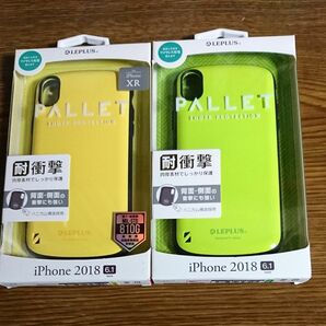 iPhone XR用 耐衝撃ハイブリッドケース PALLET ２個セット