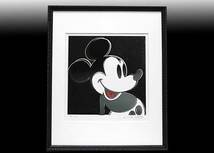 アンディ・ウォーホル 直筆サイン 証明書 シルク「Mickey Mouse　ミッキーマウス　99/250」真作保証_画像1