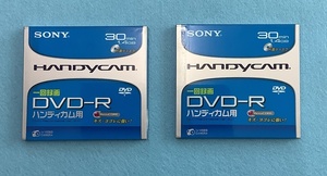 SONY/ソニー ハンディーカム用DVD-R 30分 1.4GB 8センチサイズ【新品未開封】2枚セット