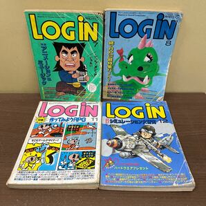 月刊ログイン LOGiN アスキー ASCII 1986年 まとめ売り/古本/未清掃未検品/巻数状態はお写真でご確認下さい/ノークレームで/読み用で/劣化の画像6
