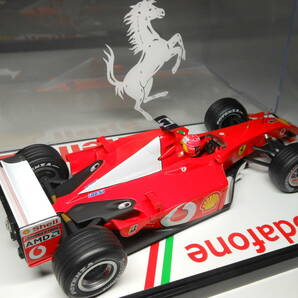 ホットホィール 1/18 フェラーリ 2001/2002…＃1 ミハエル・シューマッハ…F1 G.P. Season 2002（箱無し・ケース入り）の画像8