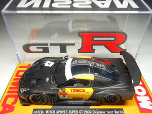 エブロ 1/43 長谷見_トミカ_エブロ GT-R… #3 ロニー・クインタレッリ/安田 裕信… スーパーGT 2009 岡山テストカー（箱無し）