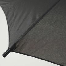 M04 MUJI 無印良品 傘 USED美品 しるしのつけられる傘 ブラック 黒 無地 グラス骨 男女兼用 左利き兼用 60cｍ KR_画像4