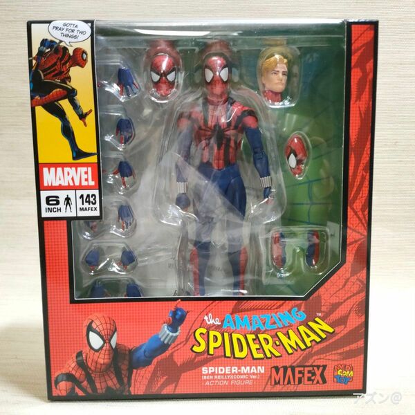 【美品】メディコム・トイ MAFEX マフェックス　スパイダーマン ベン ライリー コミック バージョン f286