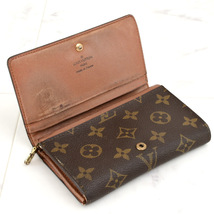 LOUIS VUITTON ルイヴィトン ヴィトン M61730 ポルトモネ ビエ トレゾール 財布 二つ折り モノグラム ファスナー ウォレット 1円 ~_画像7