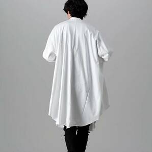 美品 23SS定価27500円 JULIUS ユリウス 希少 ロング ローブ カーディガン 白 3 / L XL NILoS rickowens drkshdw Yohji Yamamoto Y-3 GUIDIの画像7