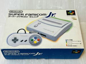 ★動作確認のみ ほぼ未使用　極上美品　スーパーファミコンジュニア SHN-S-HA(JPN) 完品　送料無料★