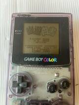 ☆動作良好　GB ☆ ゲームボーイカラー クリアパープル 動作品 本体 のみ GAMEBOY COLOR 任天堂 ニンテンドー 送料無料★_画像2