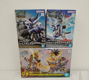 ジャンク品　プラモデル　機動戦士ガンダム　ＳＤガンダム　ワールドヒーローズ　セット　041803　※佐川急便にて発送