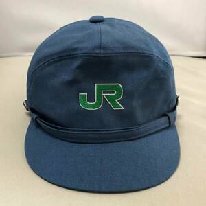 JR東日本 初期型 技術系社員用制帽 3号型 頭囲/59cm 後ろ調整可 タグ付き ‘97