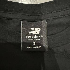 NEW BALANCE シューボックス Ｔシャツ BOX MT11542 ニューバランス 黒 ブラック Ｓ メンズ TEE半袖の画像4