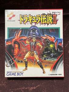 【外箱・説明書傷み有】ゲームボーイソフト ドラキュラ伝説II 外箱 説明書 はがき付属 GB ドラキュラ伝説2