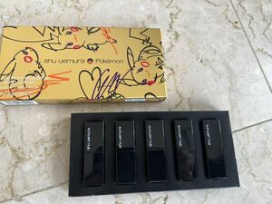  Shu Uemura * catch * M * all Pikachu Mini lip coffret unused!c