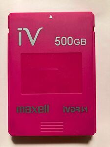 iVDR-S マクセル maxell カセットハードディスク　500GB