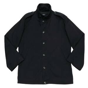 A.P.C. アーペーセー オープンカラーコットンジャケット Sサイズ ブラック