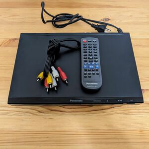 Panasonic DVD-S500 DVDプレーヤー ブラック 再生専用