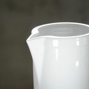 NO.113 古い白磁の水差し 検索用語→A60昭和レトロ古道具ビンテージピッチャー花器花瓶花入の画像1