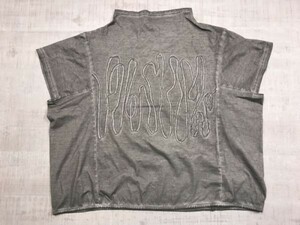 ケイコキシ ノッシュ KEIKO KISH by nosh レトロ ブティック モード ワイド ゆったり Aライン 半袖Tシャツ カットソー レディース F グレー