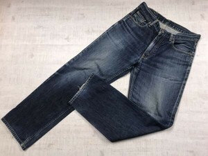 リーバイス Levi's 502 アメカジ ストレート デニム パンツ ジーンズ ボトムス メンズ ジップフライ 31-34 紺 レザーパッチ