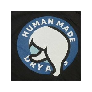 HUMAN MADE ヒューマンメイド T-Shirt ブラック 半袖 メンズ 半袖シャツ 希少 中古 Lサイズの画像2