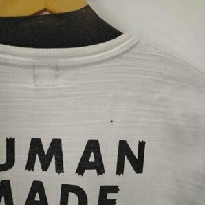HUMAN MADE ヒューマンメイド T-Shirt White 半袖 メンズ 半袖シャツ 希少 中古 Lサイズの画像6