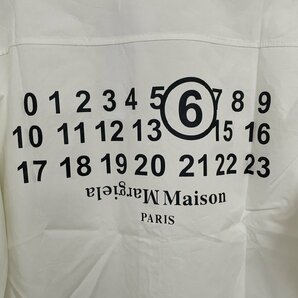 Maison Margiela メゾンマルジェラ シャツ メンズ 長袖 ロゴ ポケット 中古 希少 ホワイト Lサイズの画像2