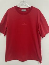 STONE ISLAND ストーンアイランド ドラコン 半袖 Tシャツ レッド 赤 希少 中古 Mサイズ_画像3