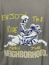 Neighborhood × Travis Scott Cactus Jack Carousel T-Shirt ネイバーフッド Tシャツ グレー コットン 希少 中古 Mサイズ_画像5