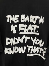 VETEMENTS ヴェトモン FLAT EARTH T-SHIRT Tシャツ メンズ 希少 中古 ブラック Mサイズ_画像3