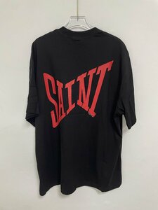 SAINT MICHAEL セントマイケル 21SS S/S TEE LOGO ロゴ プリント 刺 Tシャツ 半袖 希少 半袖シャツ 中古 Mサイズ