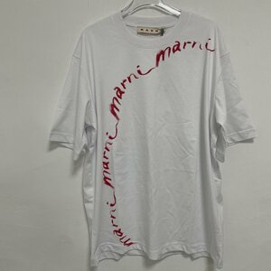 MARNI マルニ クルーネック Tシャツ ボクシーフィット 半袖 希少 中古 ホワイト Mサイズ