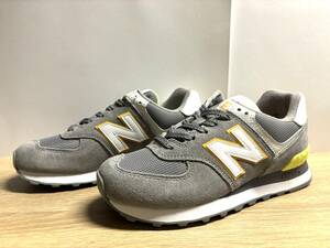 未使用 24cm B ニューバランス WL574CM2 グレー new balance