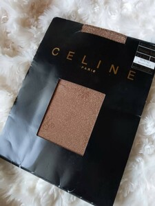 新品★レアコレクション.:*:《CELINE》.:*:上質 Design type 柄 ラメ サポートタイツ ストッキング .:*:シャインブロンズ《M〜L》by.RENOWN