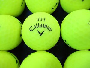 3140【お徳用◎】キャロウェイ Callaway -ERC- [マットカラーイエロー] 30個