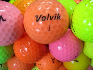 3242【☆☆級】ボルビック Volvik ◆カラー混合ボール◆ 50個