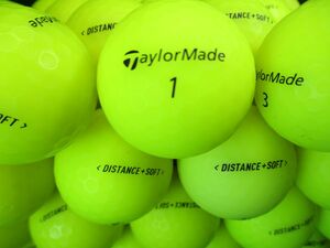 3522【特A級】テーラーメイド Taylor Made DISTANCE SOFT ◇マットカラーイエロー◇ 50個