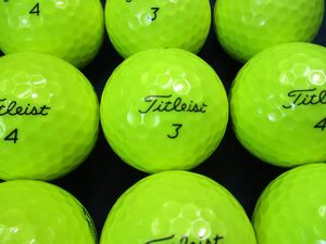 3768【特A級】タイトリスト Titleist -TOUR SPEED- [イエロー] 30個