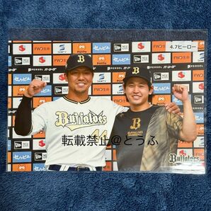 ①宮城大弥　オリックス・バファローズ　マンスリーフォト　6切