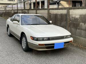 日産 S13 シルビア Q‘s 5速マニュアル フルノーマル ca18de 車検令和6年7月迄