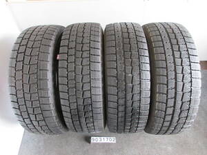 Y1664-1 ②★冬★バリ山★225/60R17インチ99Q DUNLOP WINTER MAXX WM01 4本セット★アルファード ヴェルファイア フォレスター