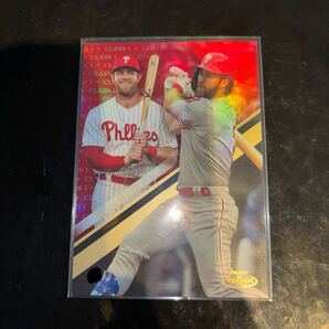 2019 gold label Phillies / Bryce Harper Base Card Red parallel class 1 /75 Topps の画像1