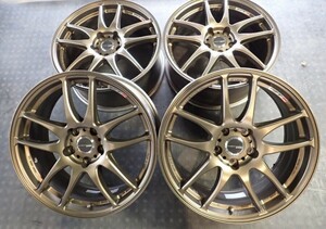 4本 WORK ワーク EMOTION エモーション CR Kiwami 中古ホイール ▼18×7.5J 114.3/5H ET47▼ 手渡し可能 