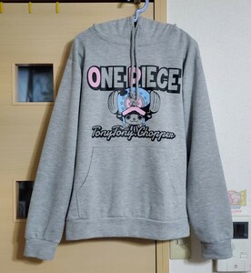 ONEPIECE トニートニーチョッパー しまむら フーディ パーカー グレー