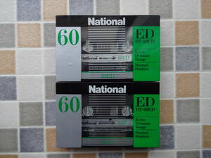  National normal position RT-60ED cassette tape 2 ps 